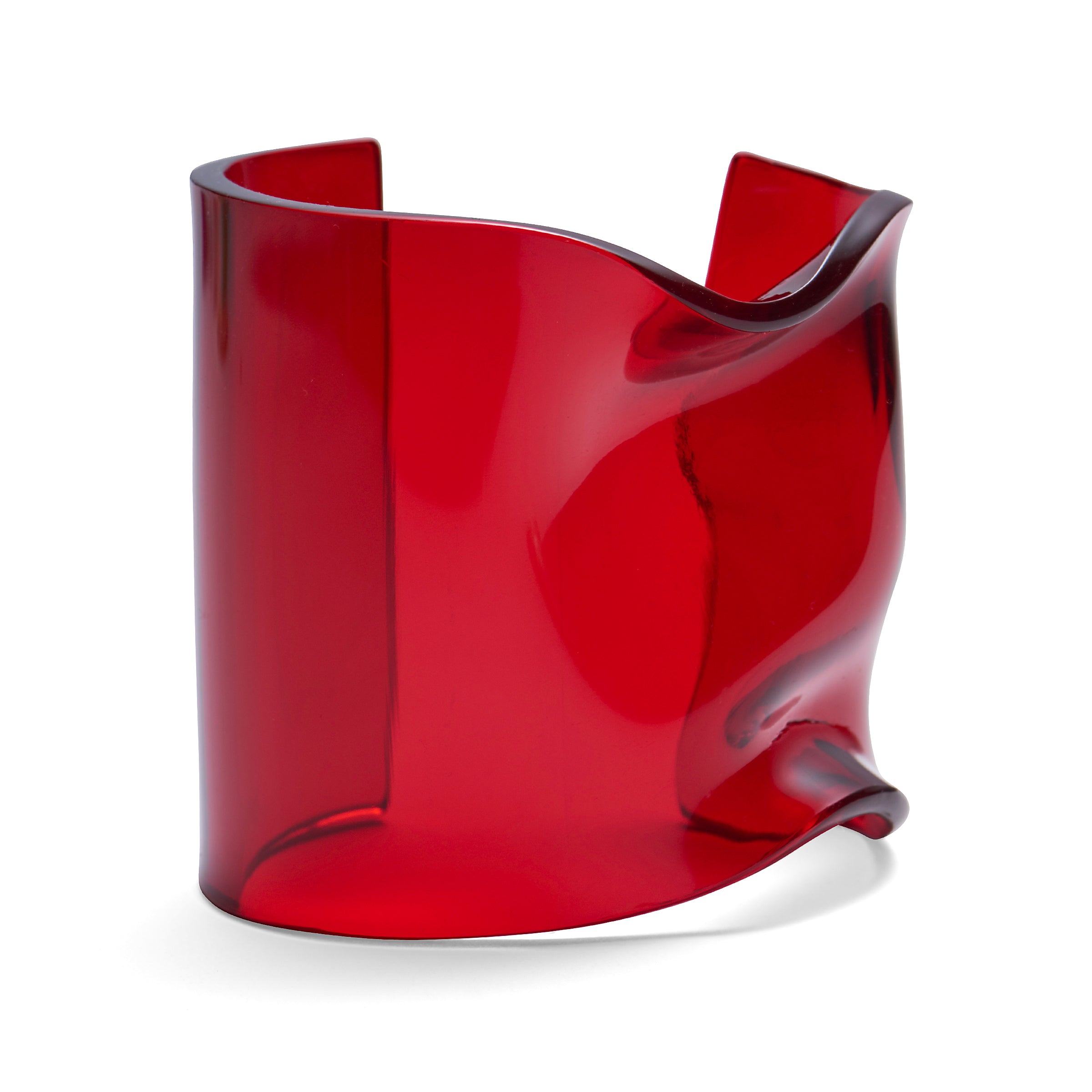 Lady Grey Jewelry Warp Cuff in Red