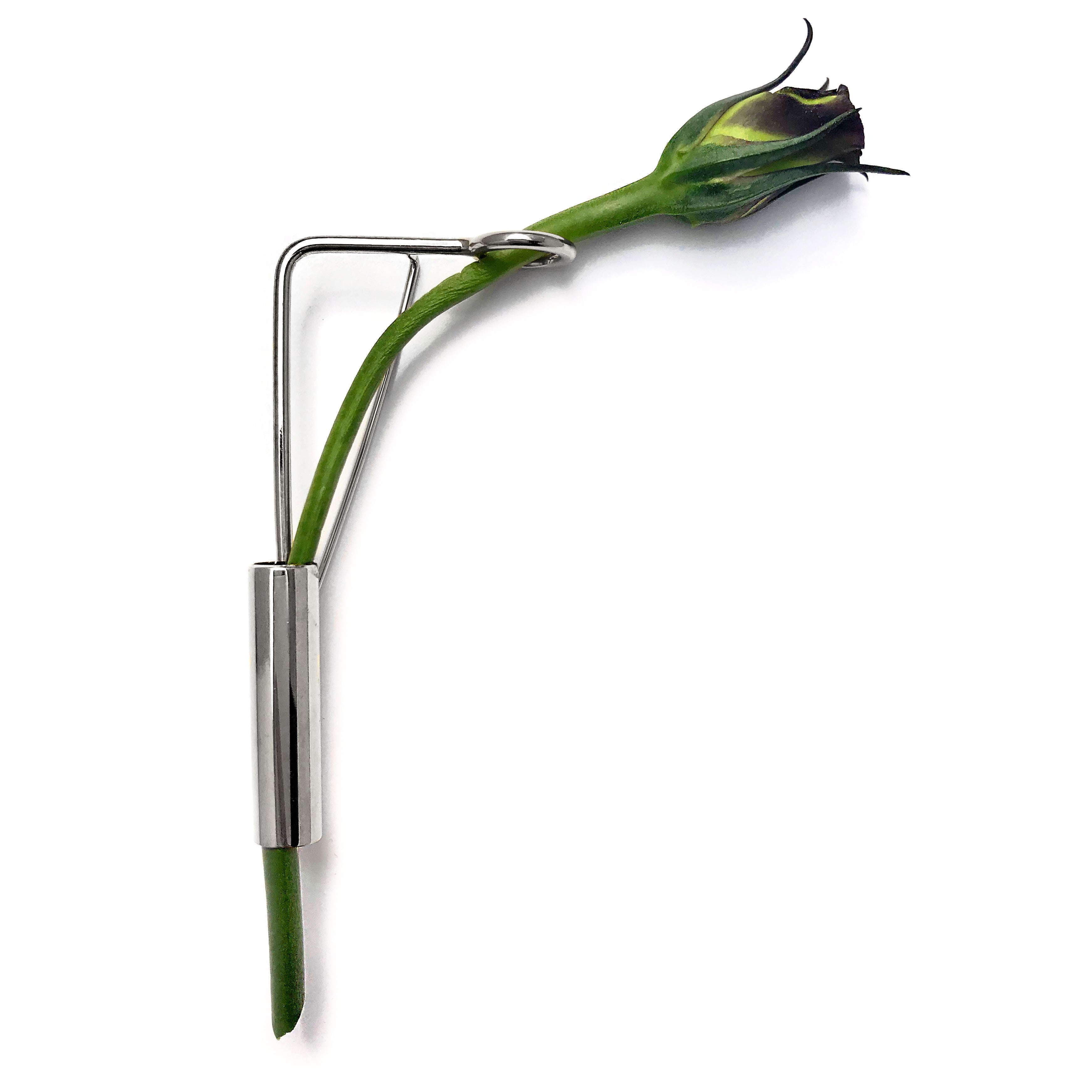 Lady Grey Jewelry Ring Brooch in Rhodium