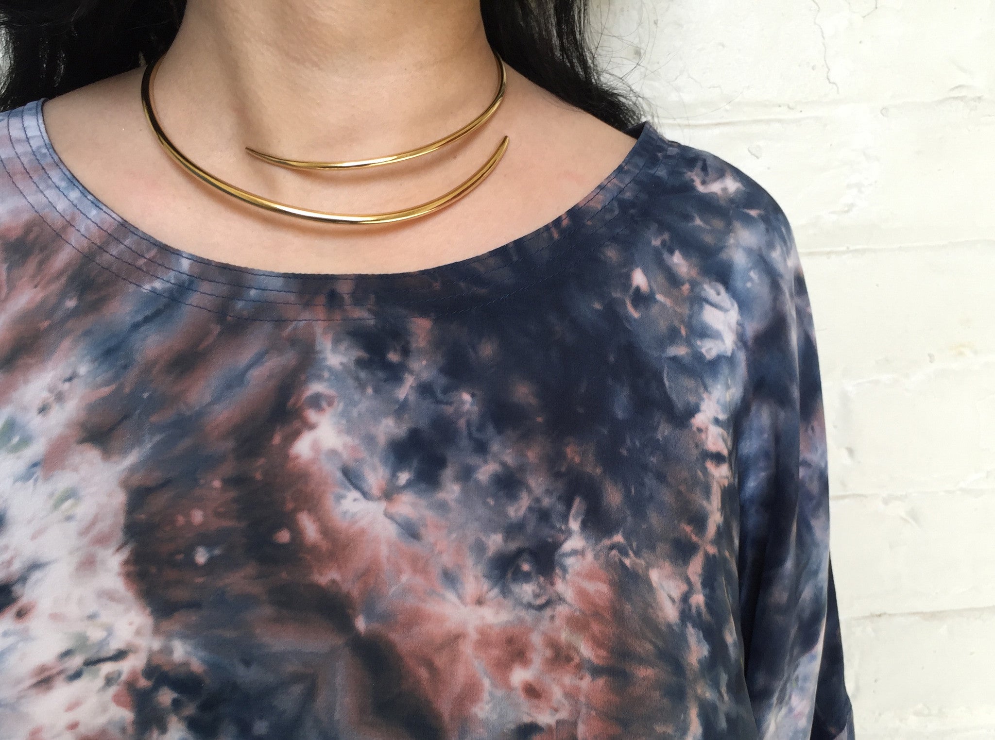 Spiral Collar in Silver