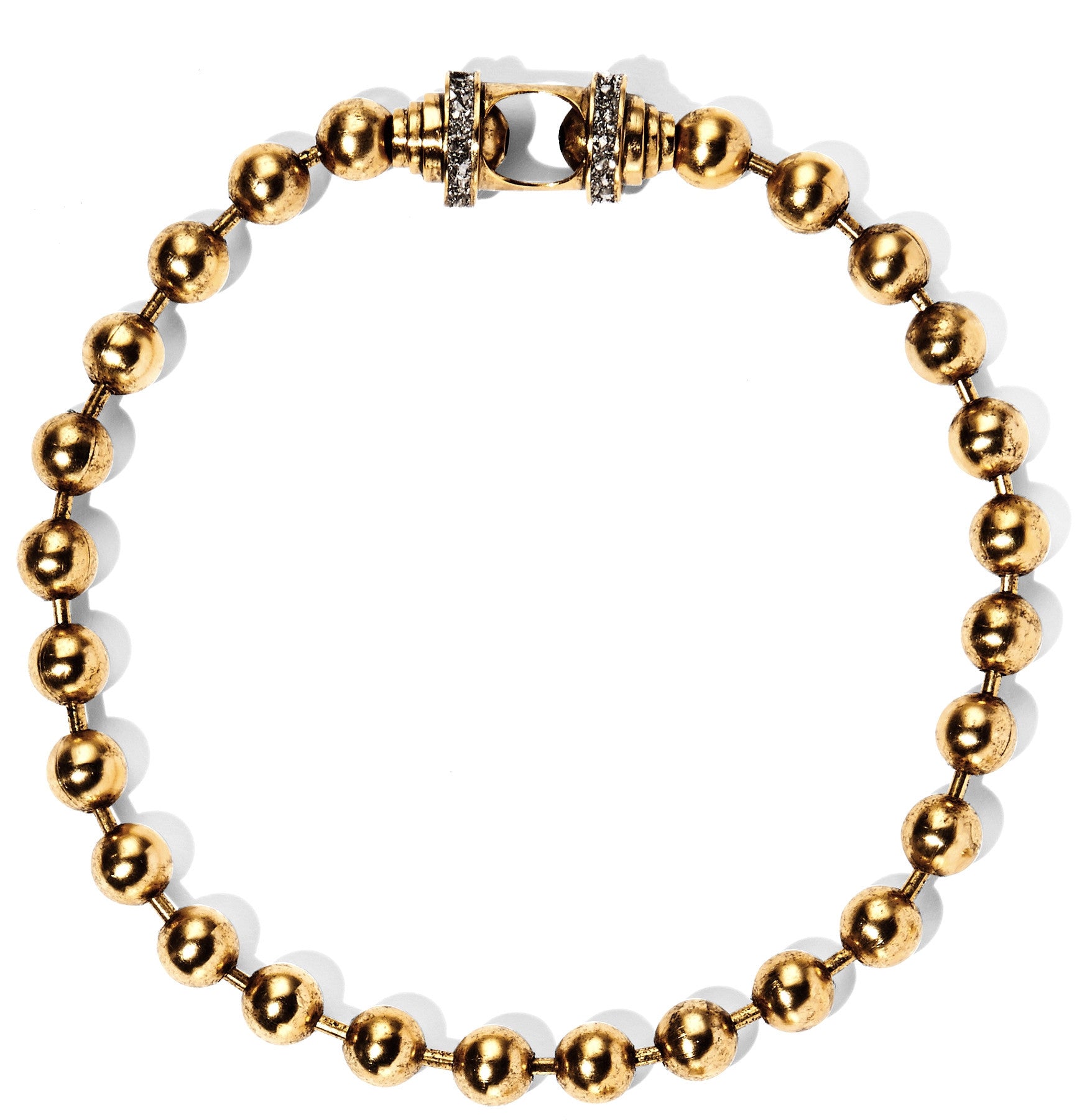 Ball Bead Choker in Gold