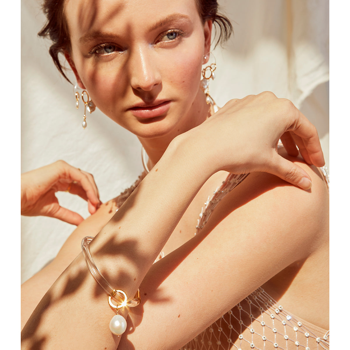 Drift Bangle in Gold