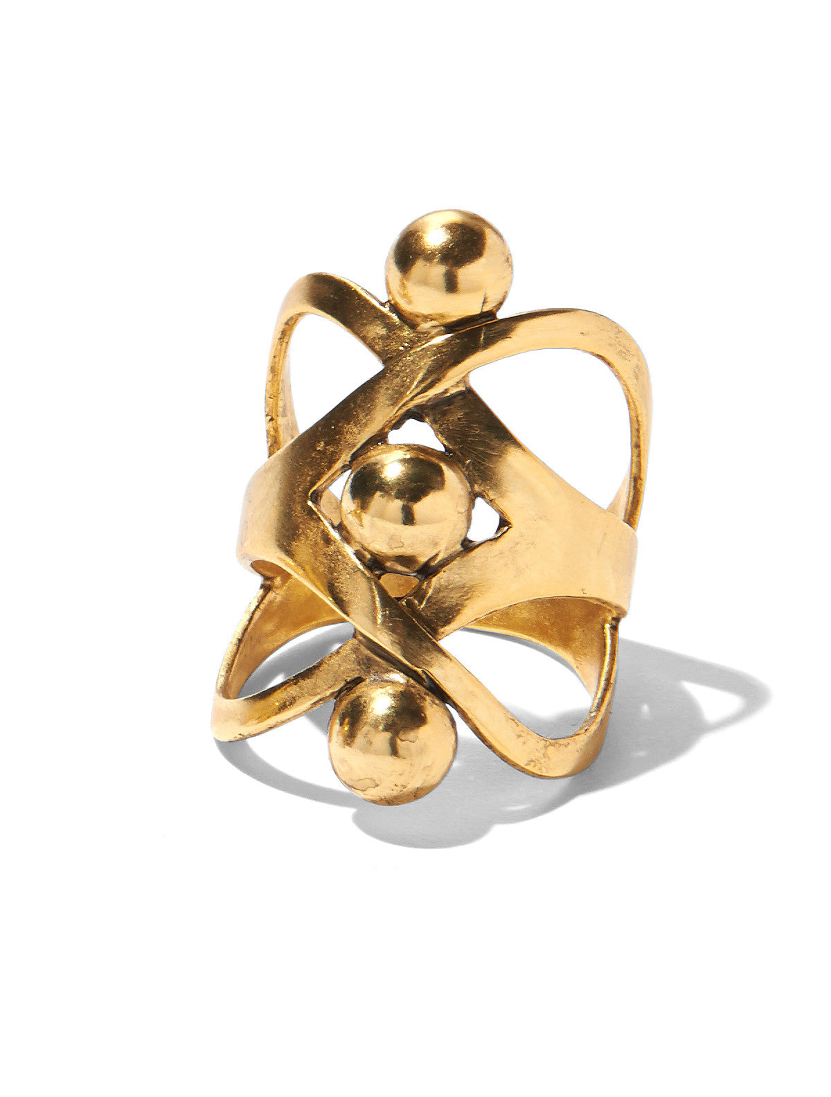 Interlock Ring in Gold