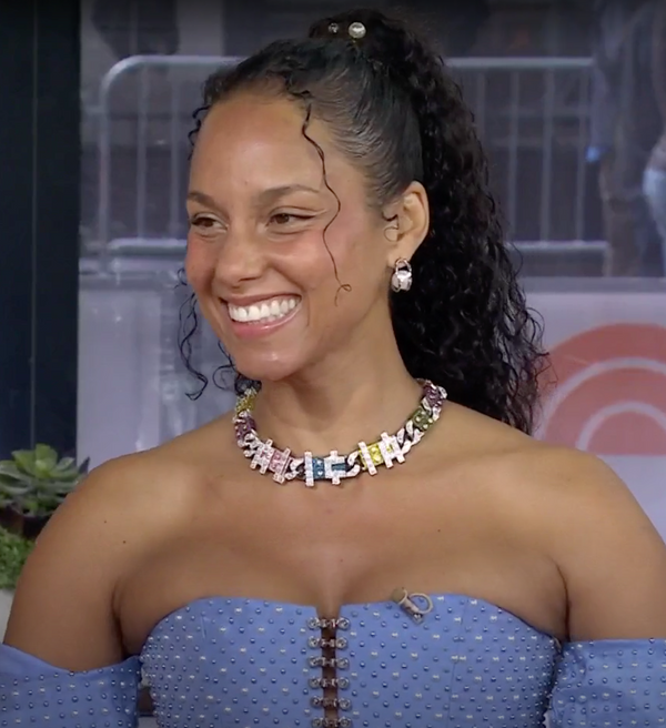 Alicia Keys wears Lady Grey Earrings on the Today Show