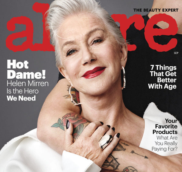 Helen Mirren wears Lady Grey on the cover of Allure!