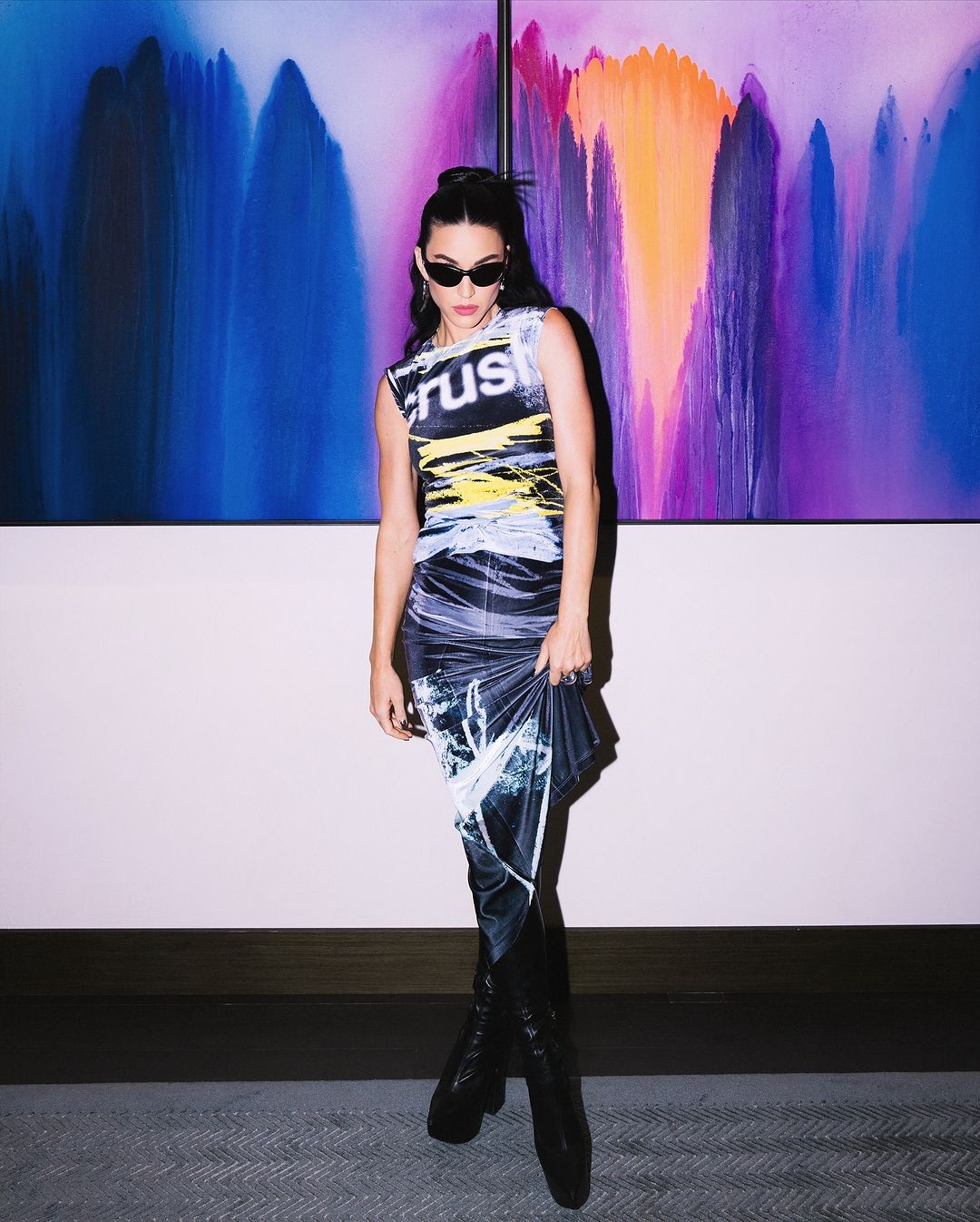 Katy Perry Wears Lady Grey