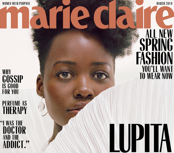 Lupita Nyong'o Wears Lady Grey on the Cover of Marie Claire