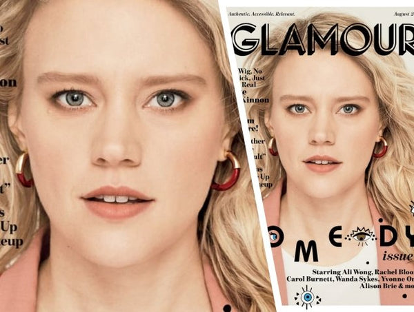 Kate McKinnon wears Lady Grey on the cover of Glamour Magazine