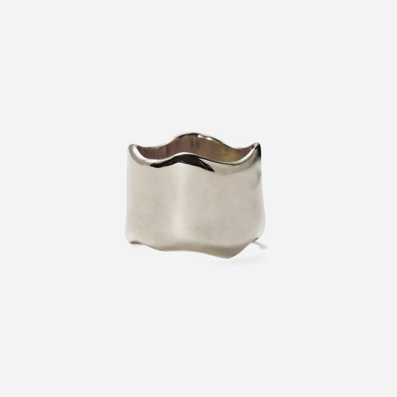 Lady Grey Dune Ring in Silver