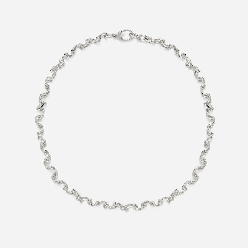 Kink Necklace in Silver