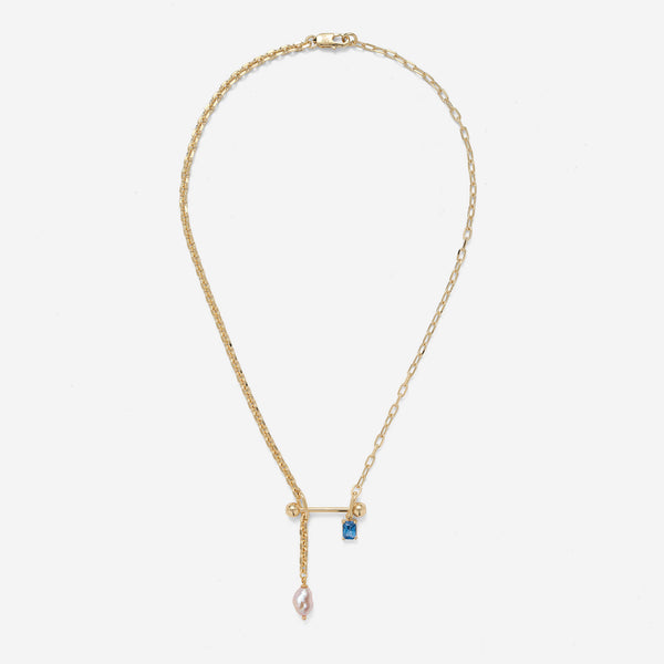 Libra Necklace in Gold