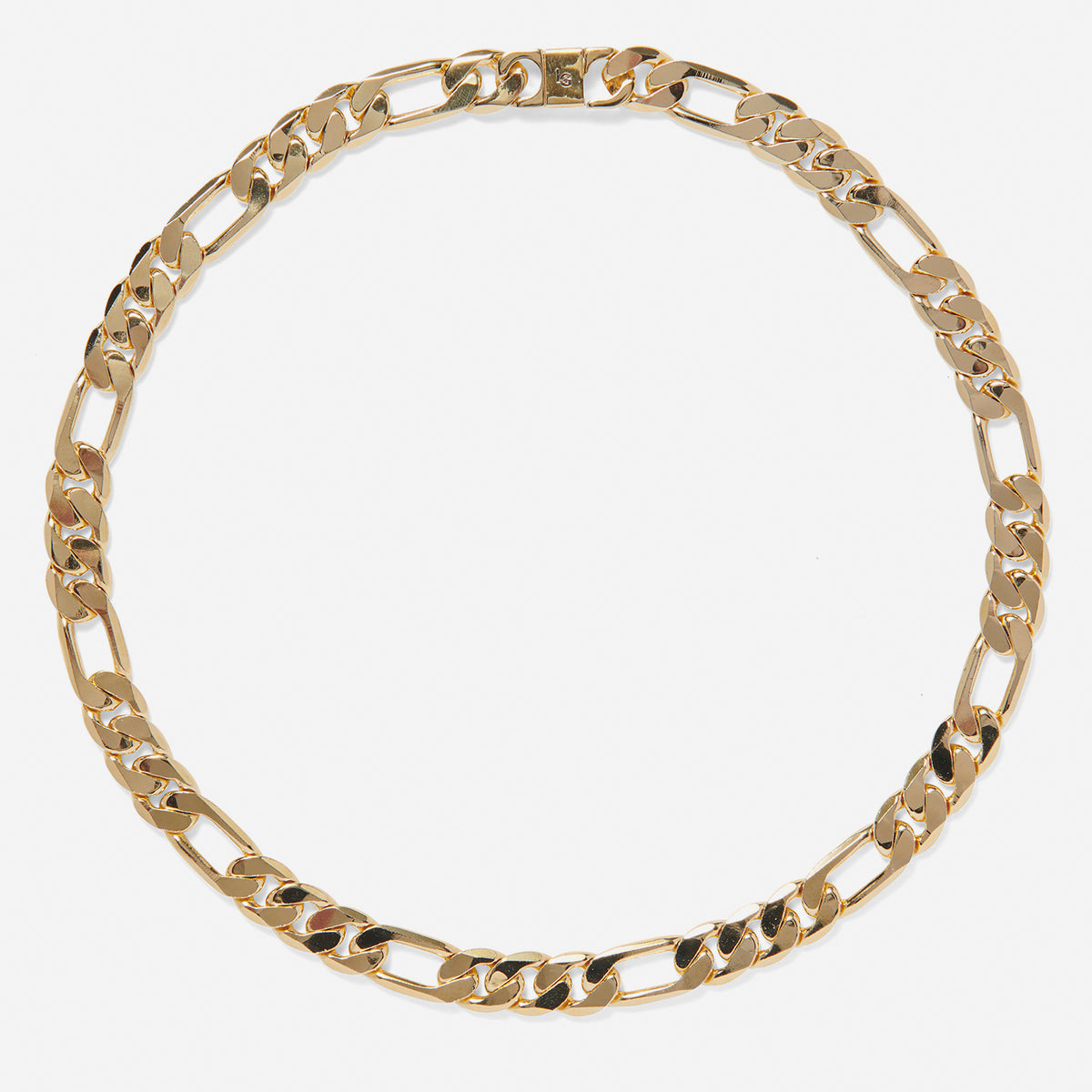 Gold Thin Figaro Necklace main image 1
