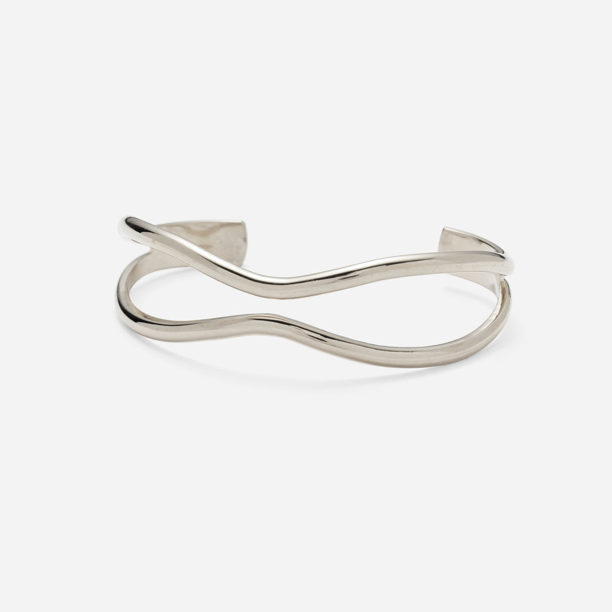 Pinch Cuff in Silver
