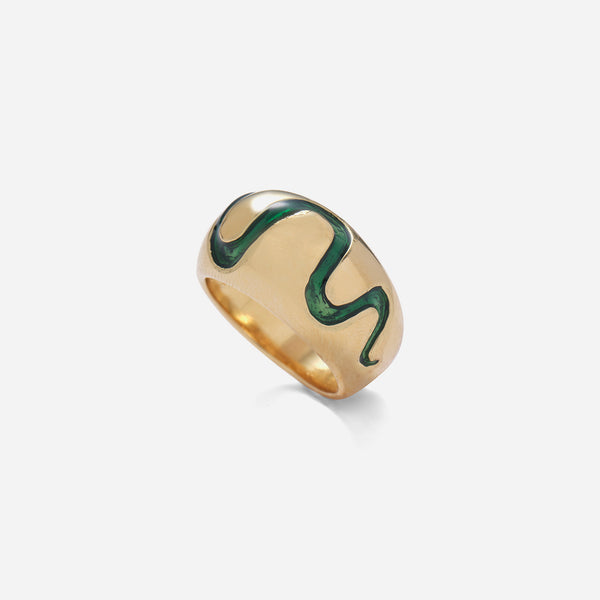 Serpent Ring in Gold