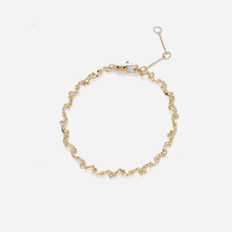 Small Kink Bracelet in Gold