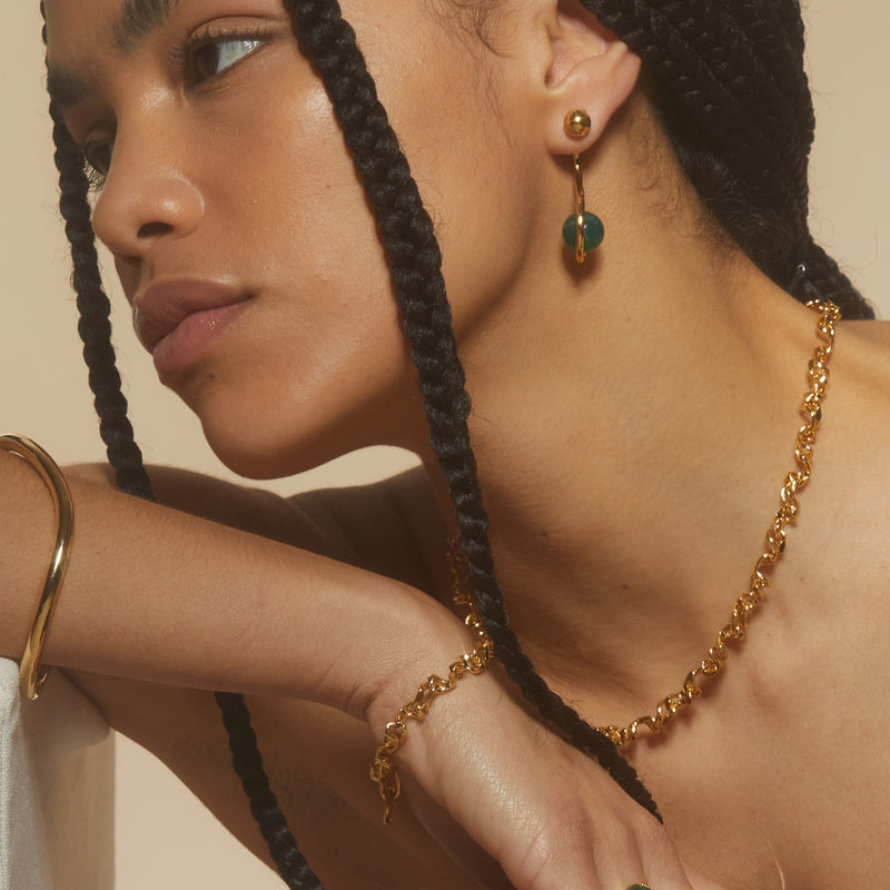 Ivy Earrings in Gold