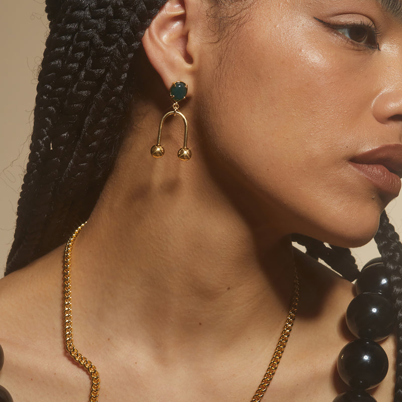 Thea Earrings in Gold