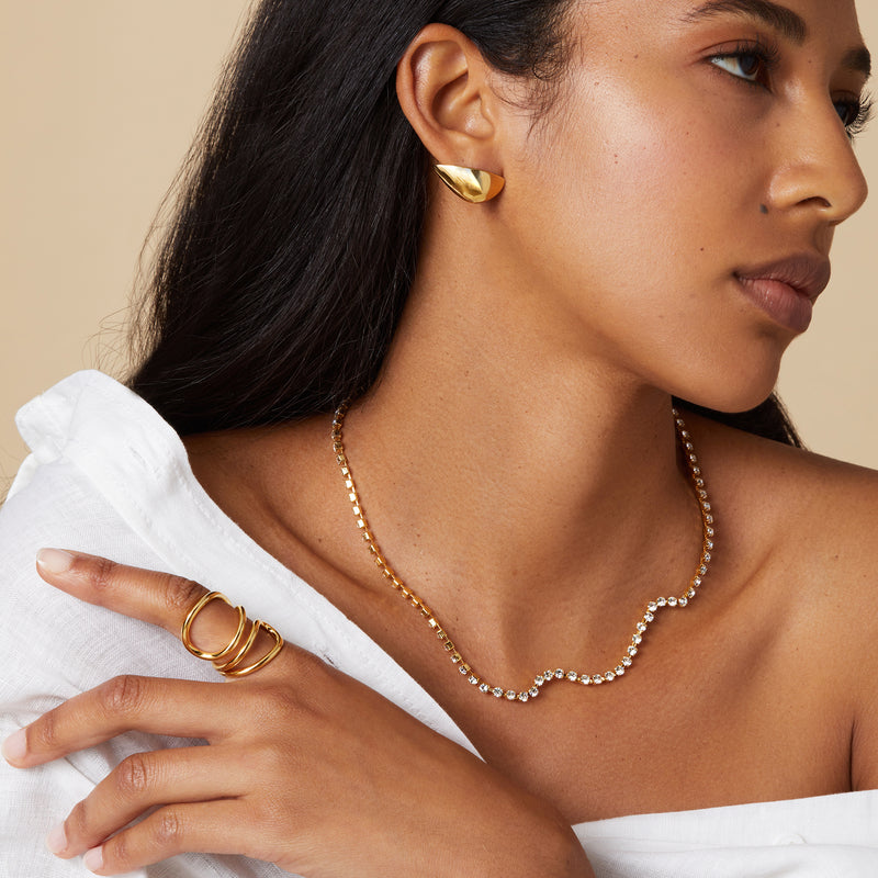 Lady grey earrings deals