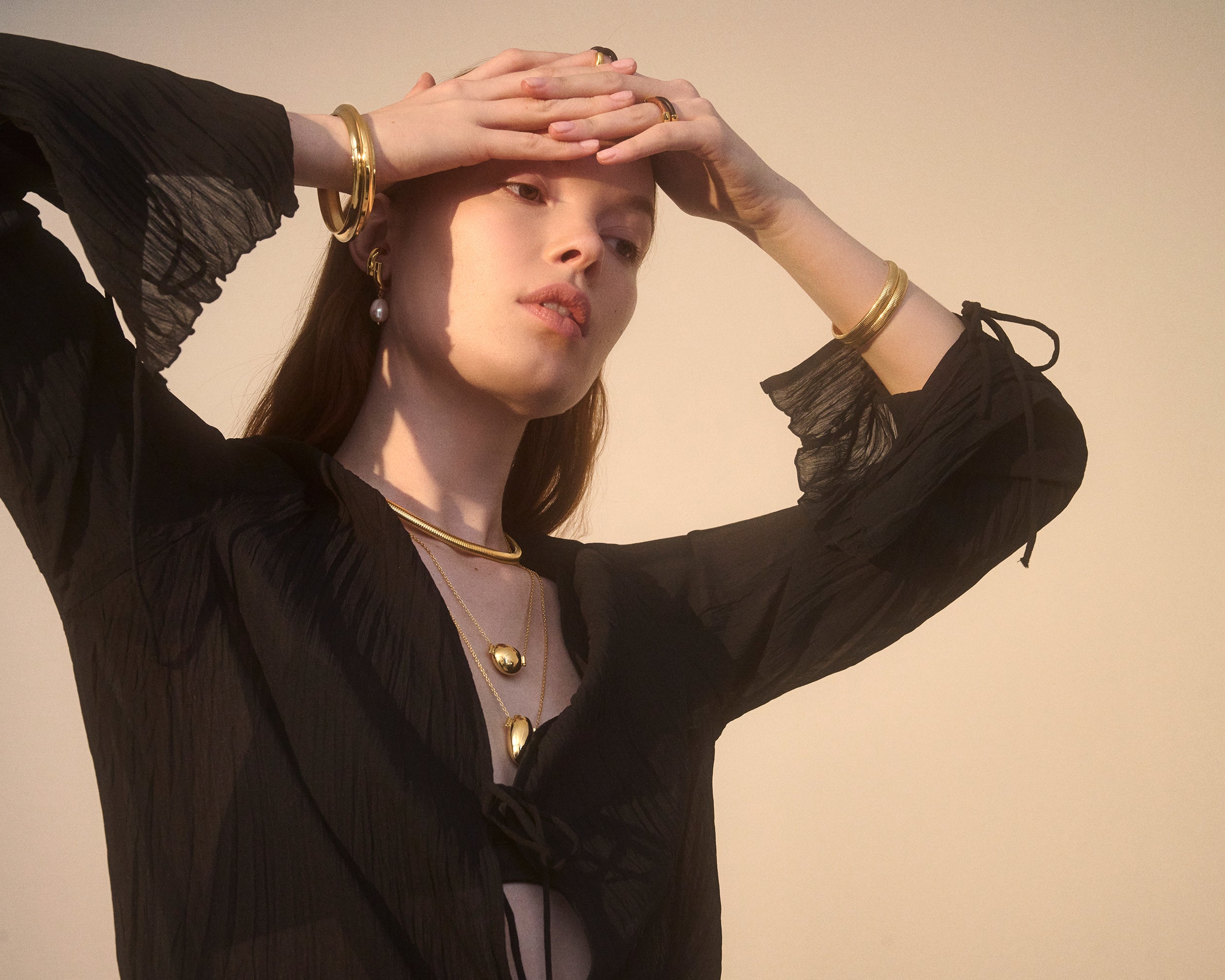 Ikon Necklace in Gold