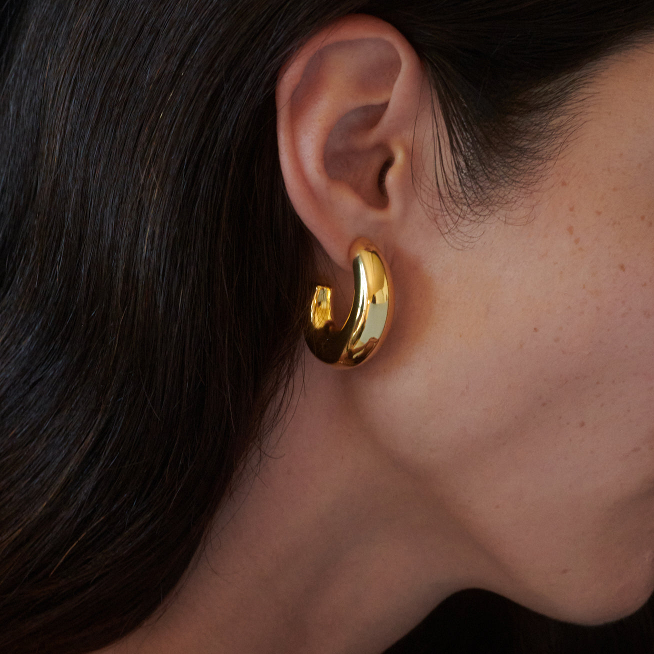 Bubble Hoops in Gold