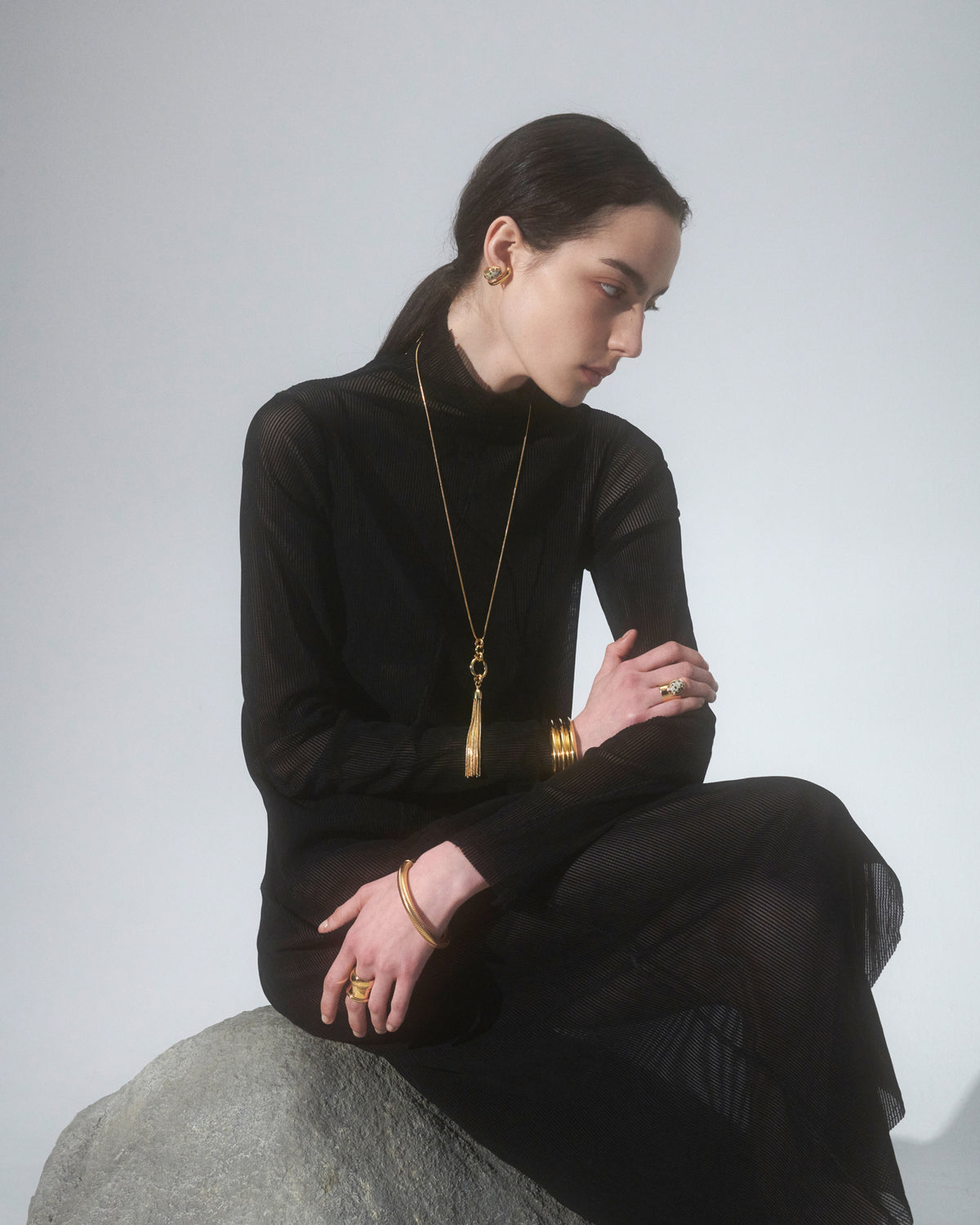 Cleo Necklace in Gold