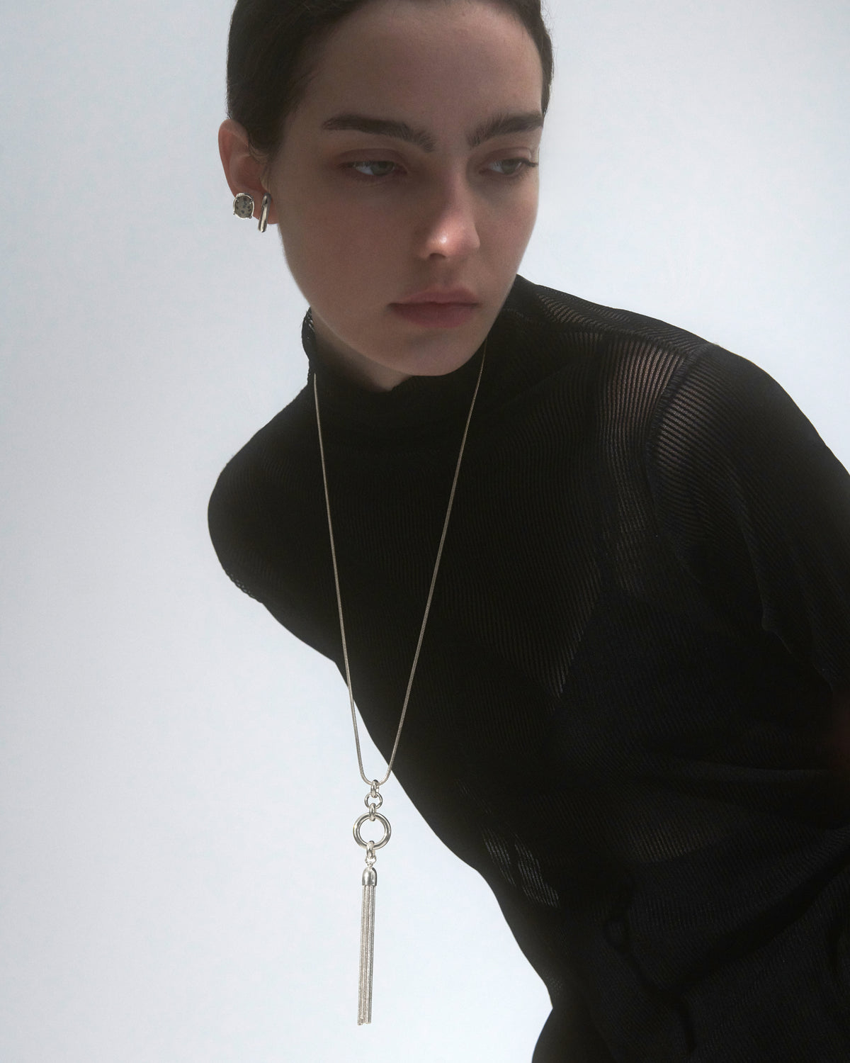 Cleo Necklace in Silver