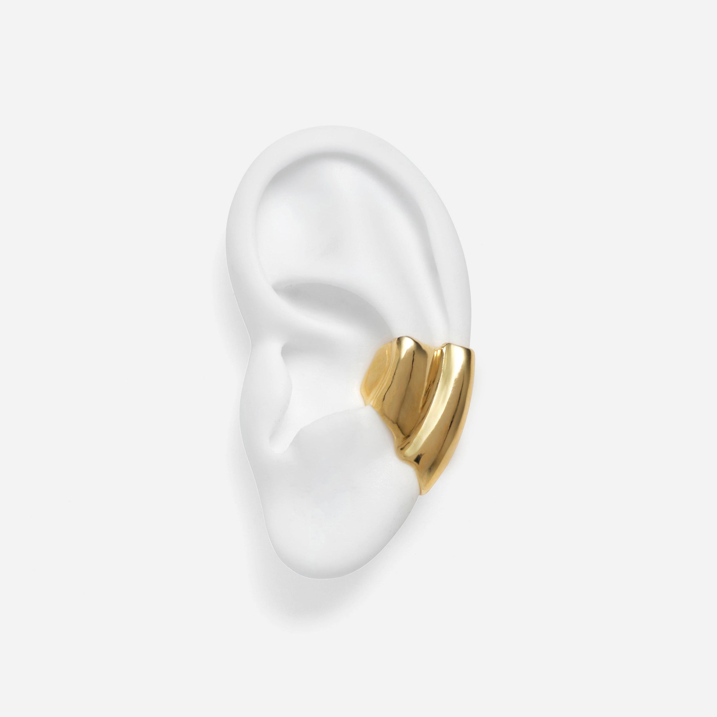 Conch Ear Cuff in Silver | Sculptural and Surrealist Jewelry
