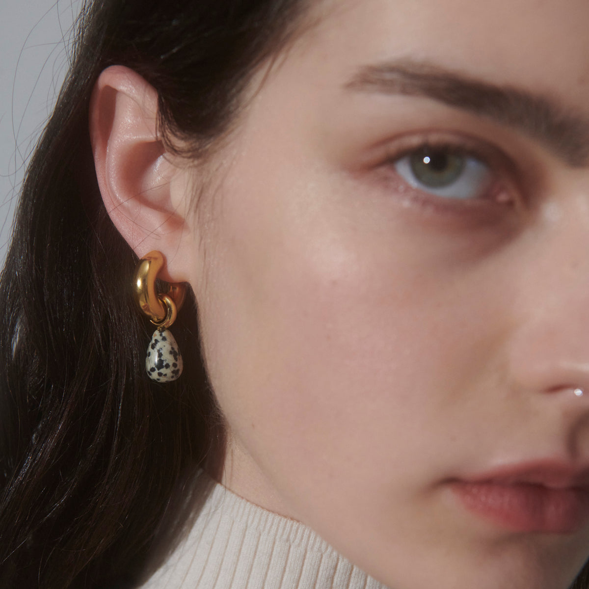 Dalmatian Hoops in Gold