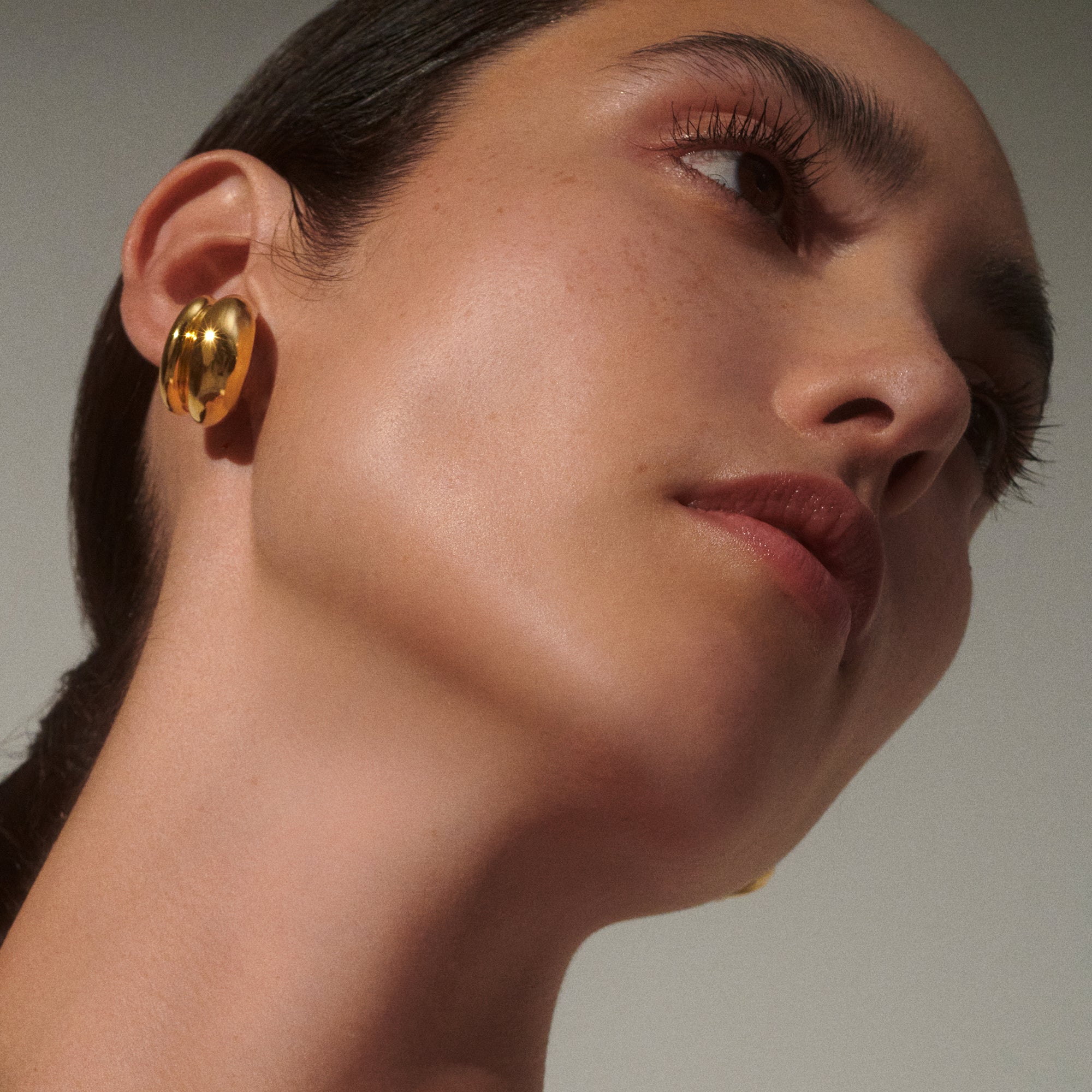 Double Bubble Ear Cuffs in Gold