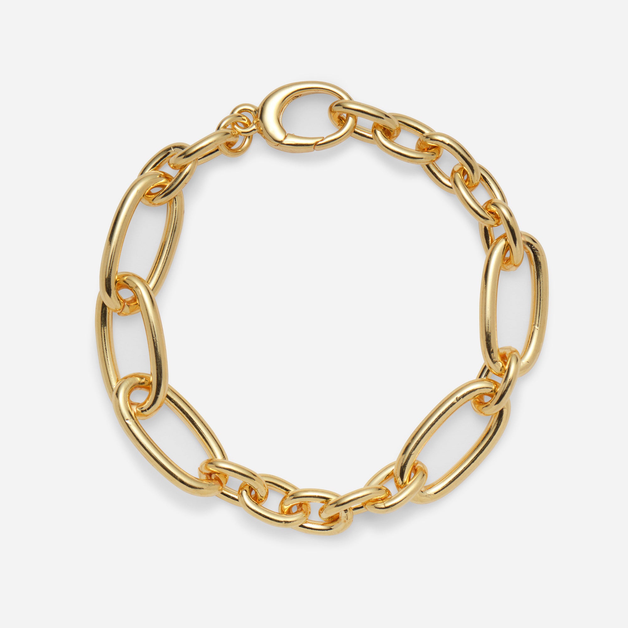 Bold chain bracelet in Gold by Lady Grey Jewelry