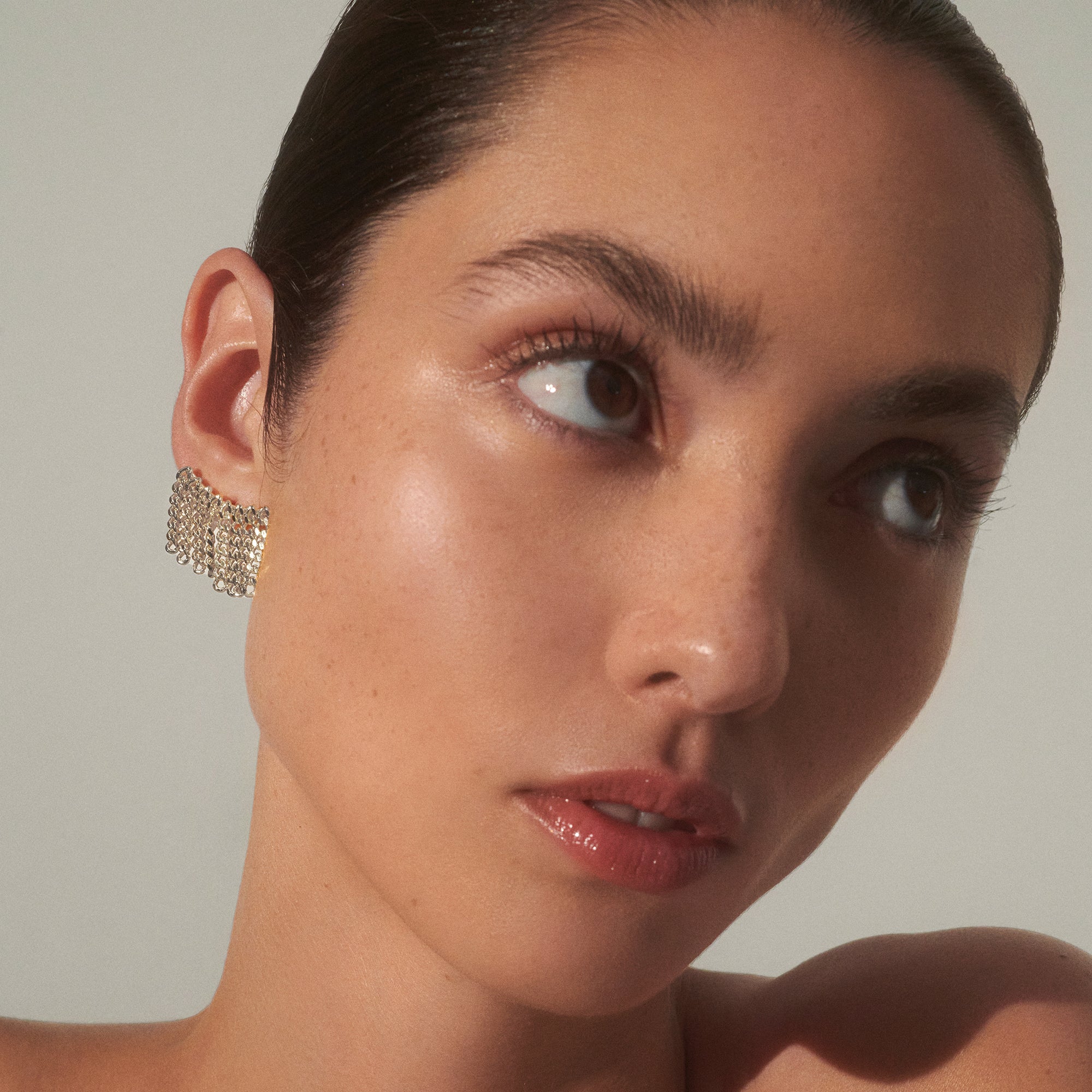 Fringe Earrings in Silver