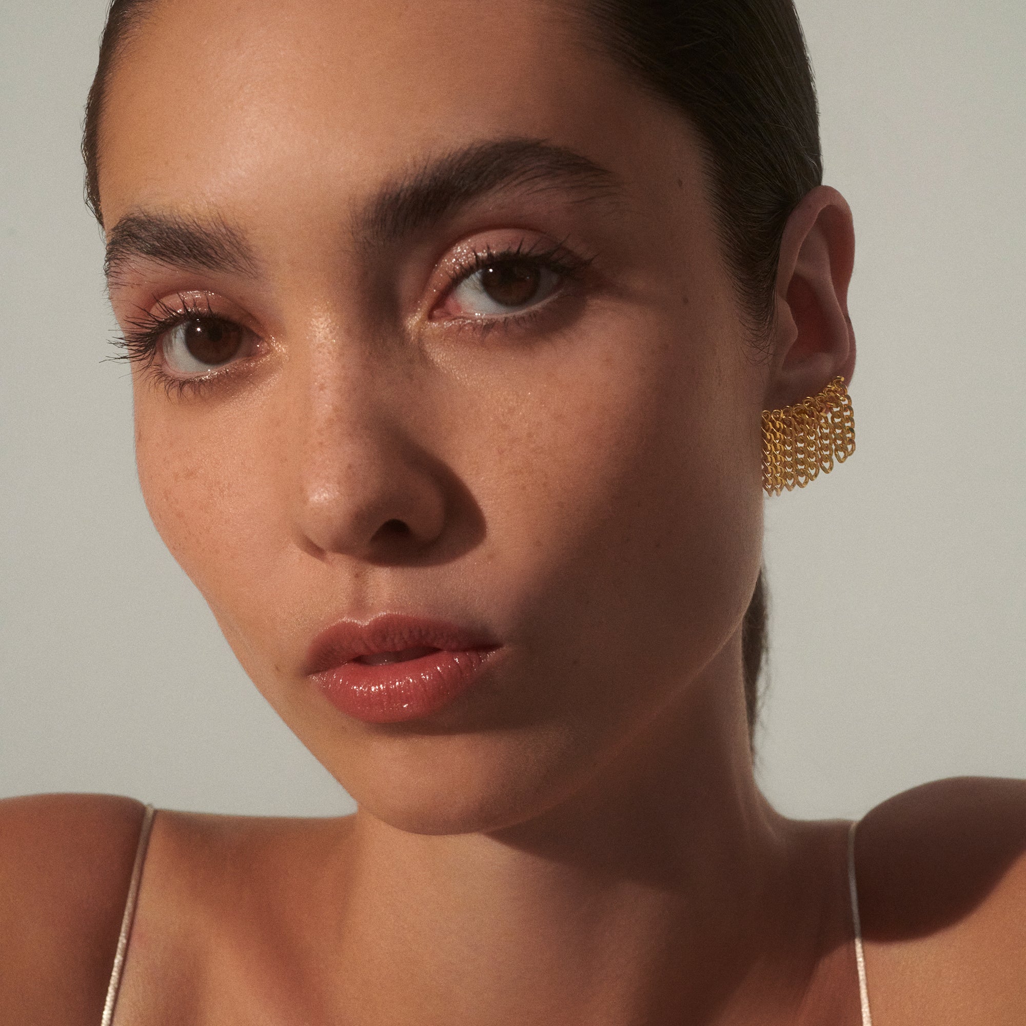 Fringe Earrings in Gold