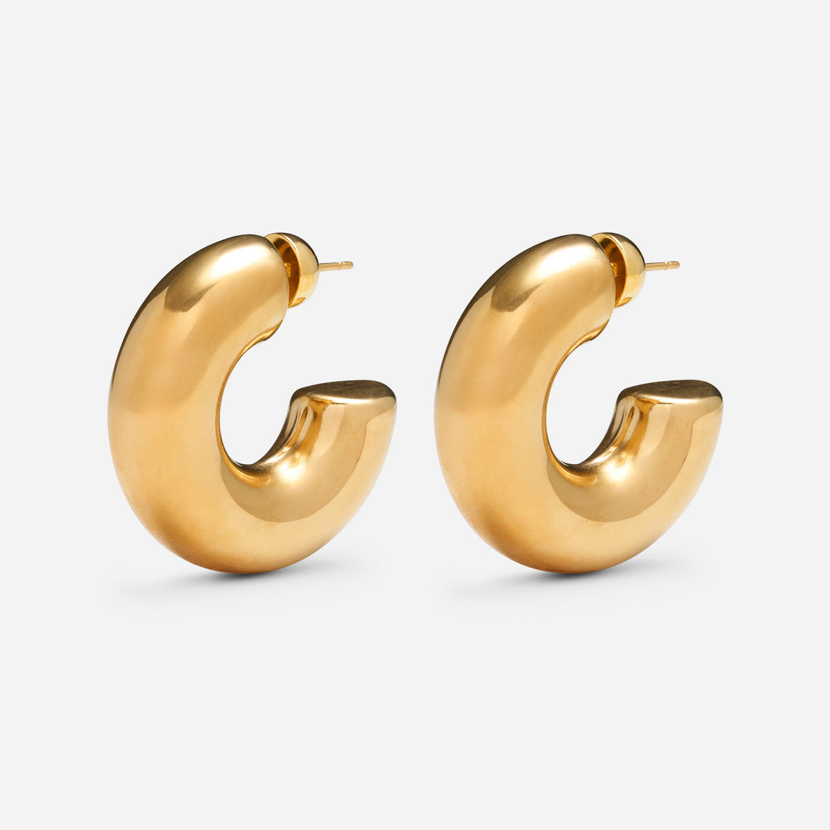 Hallie Hoops in Gold