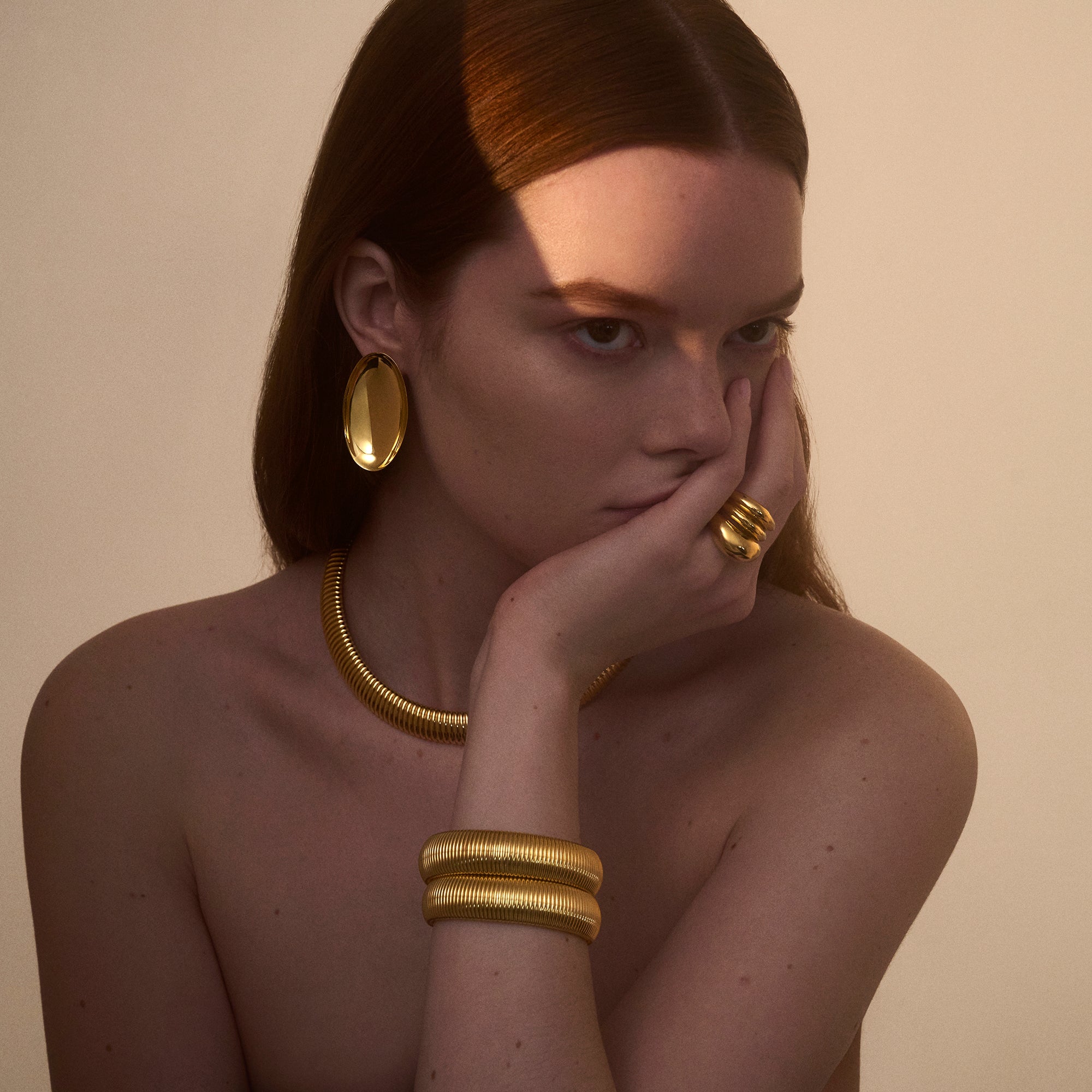 Ione Earring in Gold