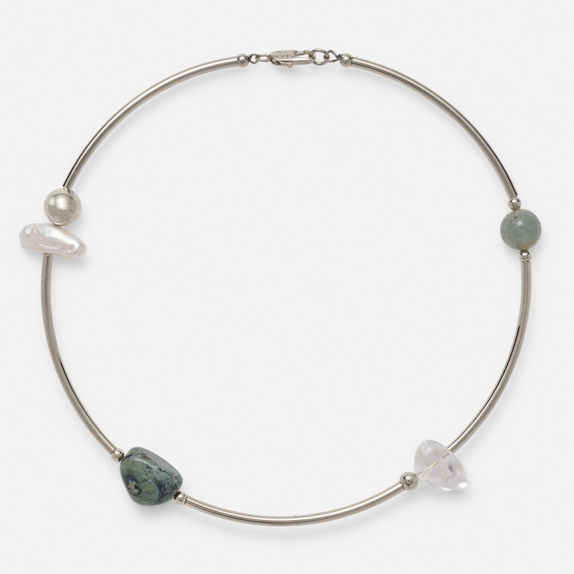Kaia Necklace in Silver