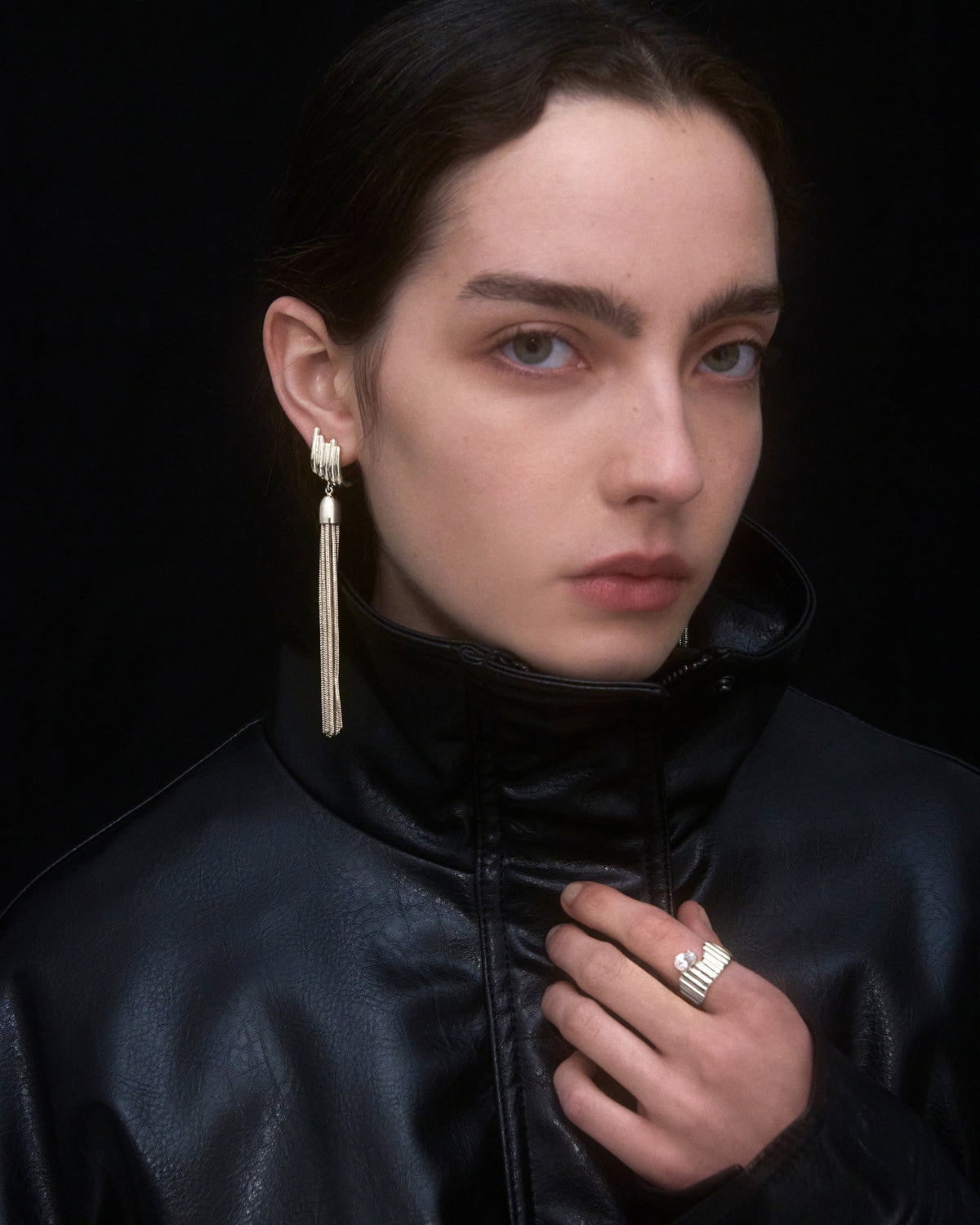 Linea Earring in Silver