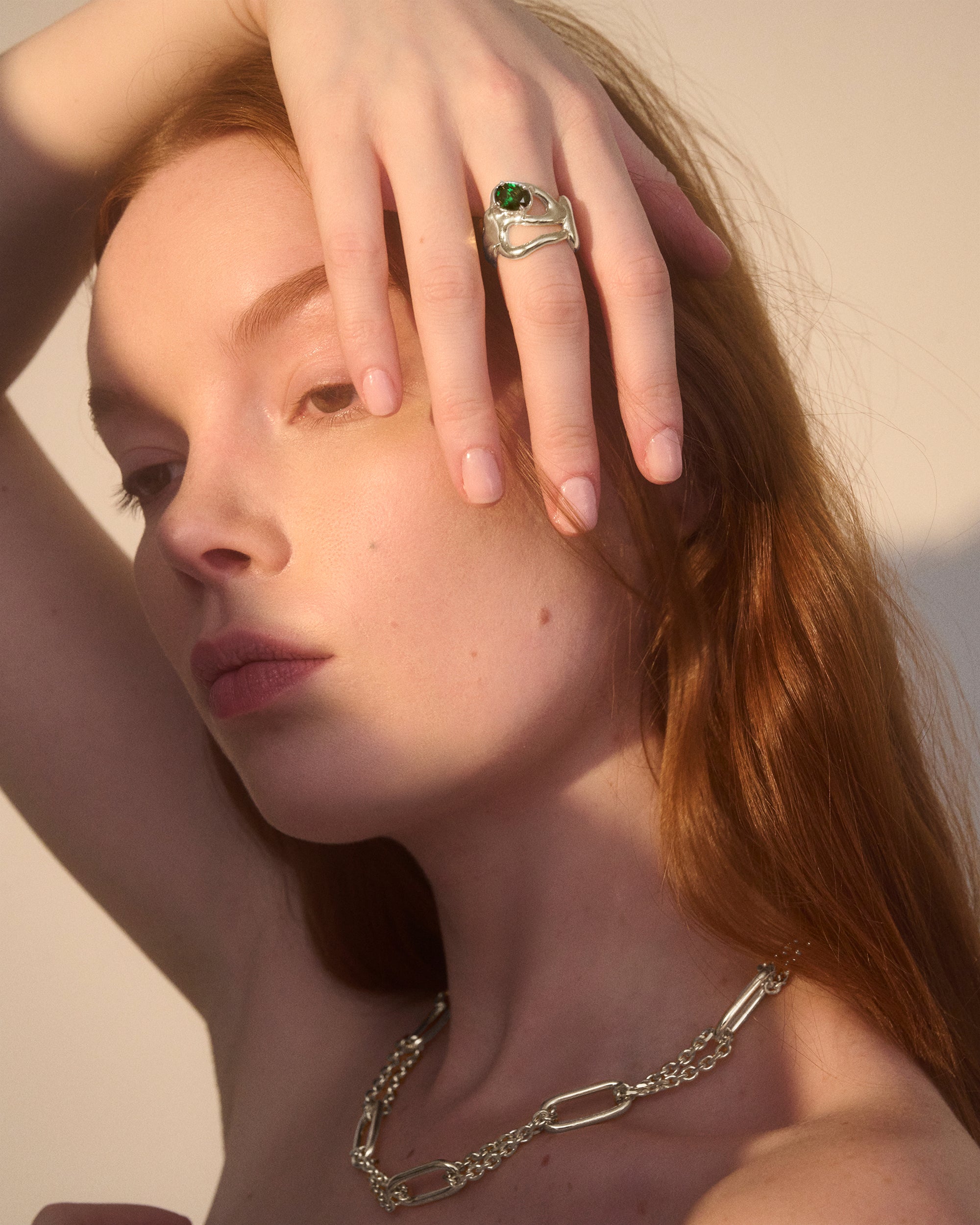 Naomi Necklace in Silver