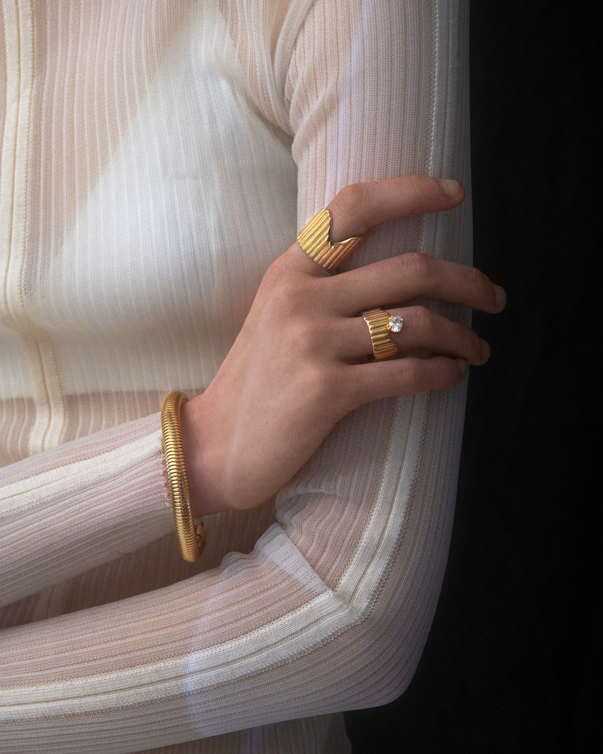 Ouro Bracelet in Gold