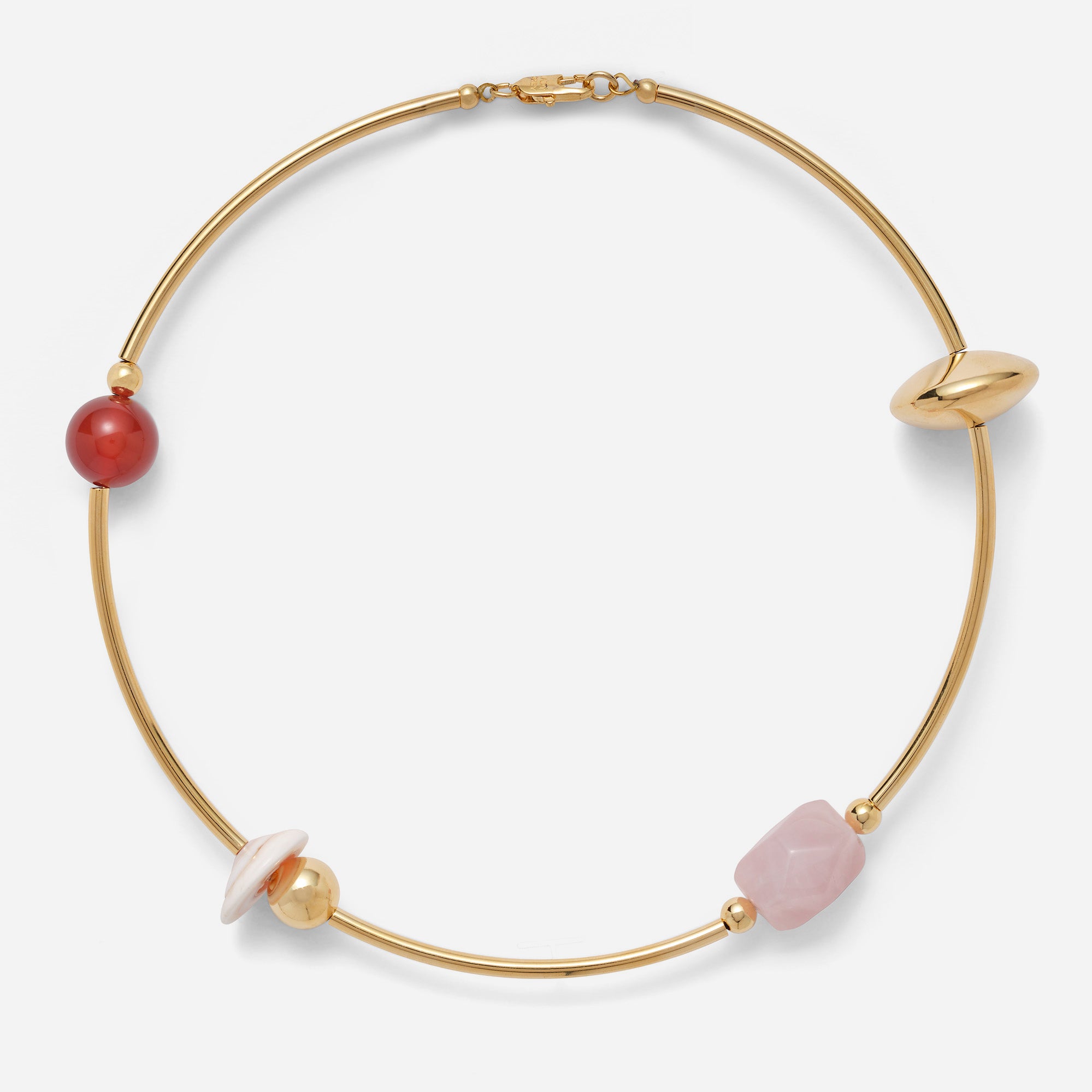 Roses Necklace in Gold