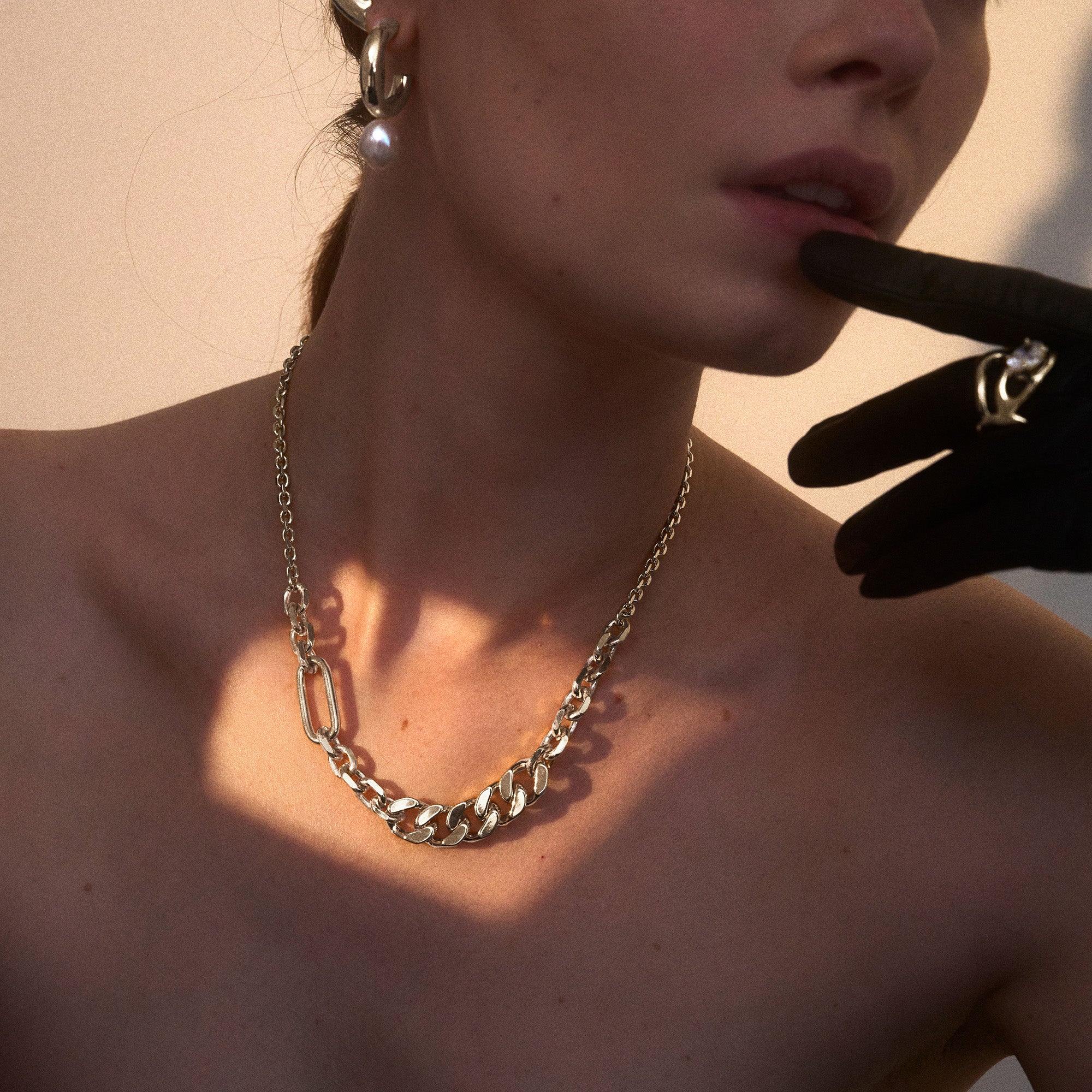 Simone Necklace in Silver