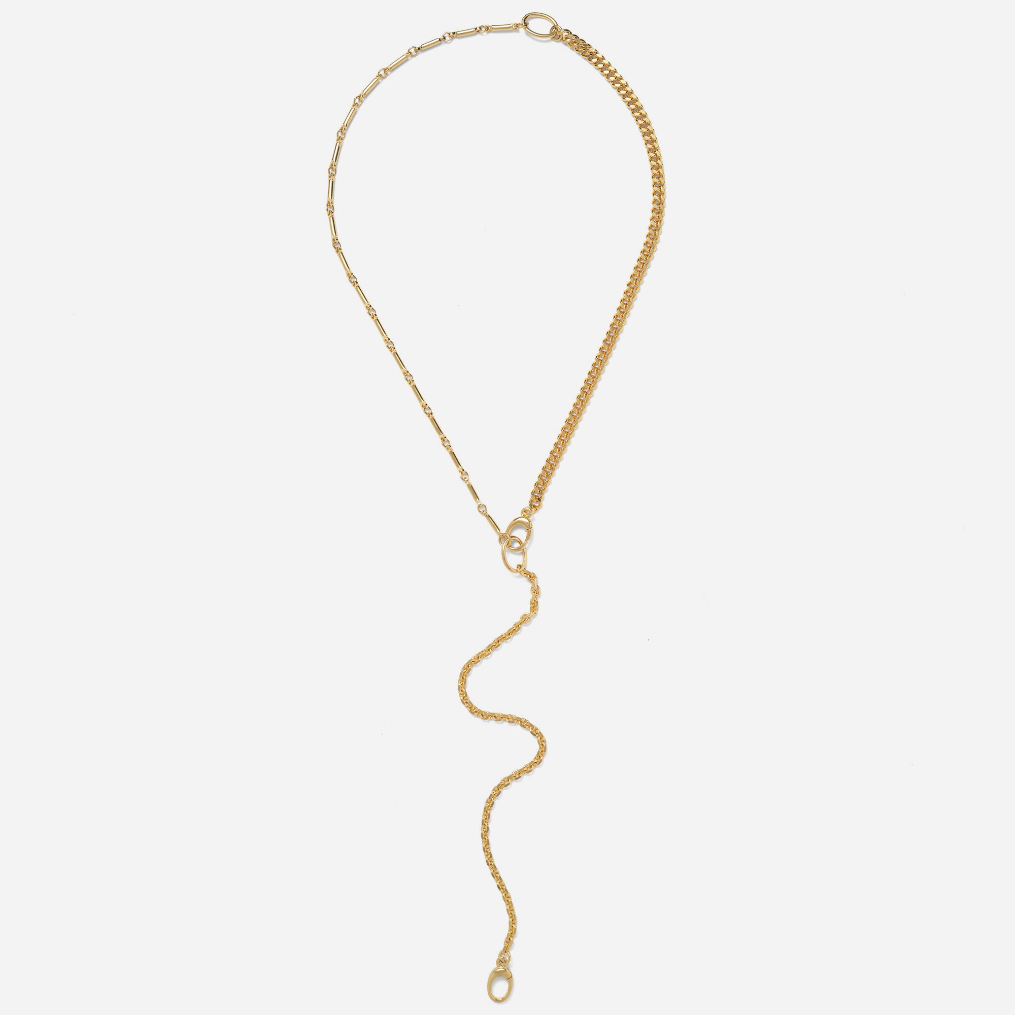 Triplet Necklace in Gold