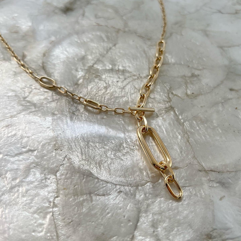 Lady Grey Tier Necklace - A beautiful chain necklace by lady grey with toggle link closure