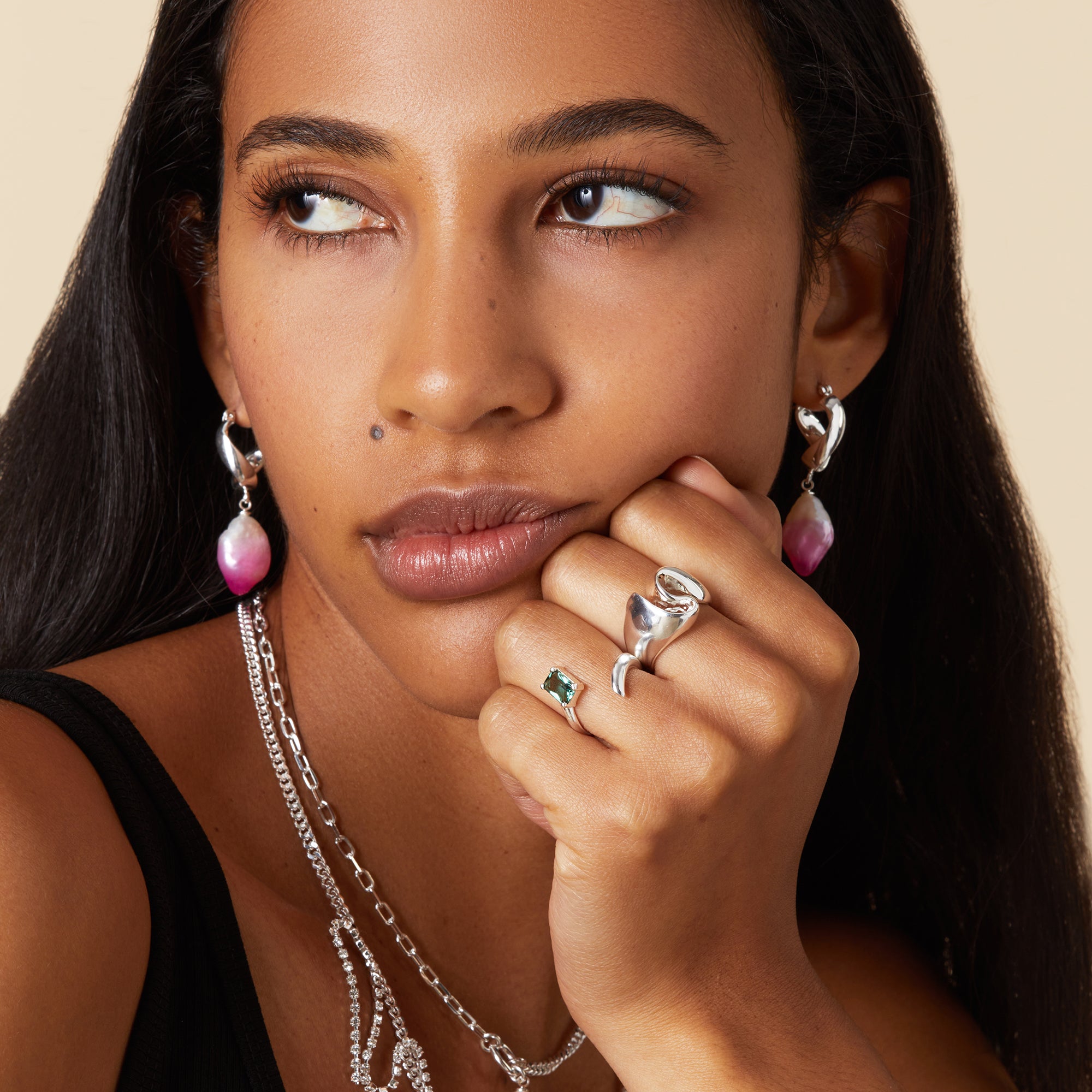 Asa Rings Asa Ring in Silver – Lady Grey