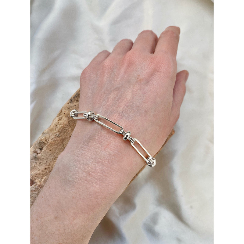 Des Chain Bracelet in Silver