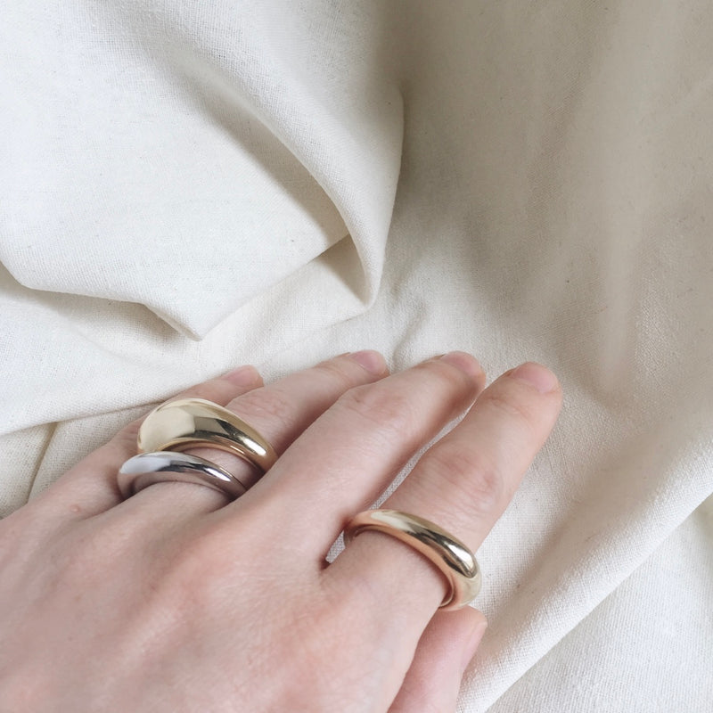 Thin Organic Ring in Gold