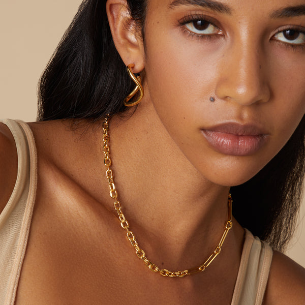 Lady Grey Jana Hoops In Gold