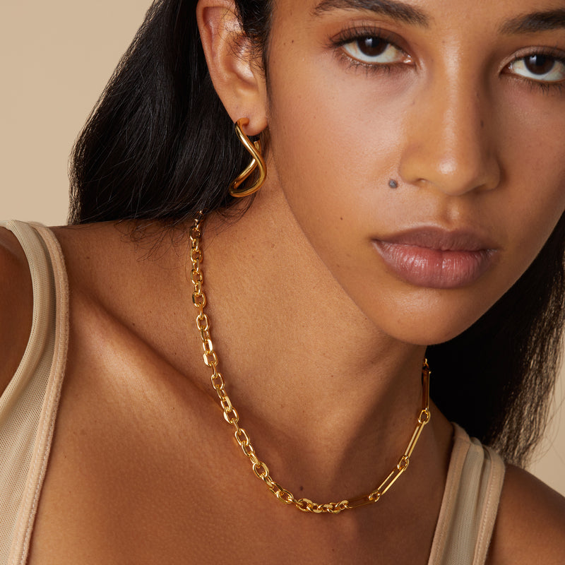 Lady Grey Jana Hoops In Gold