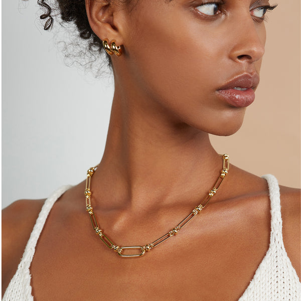 Des Chain Necklace in Gold