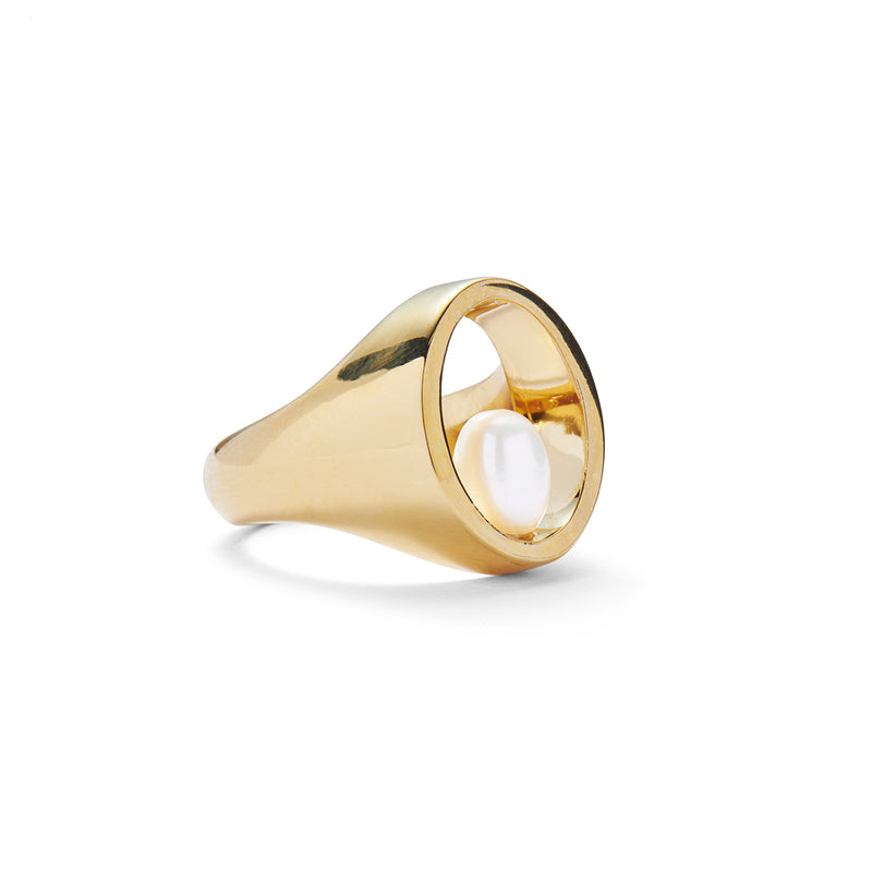 Lady Grey Balance Ring in Gold
