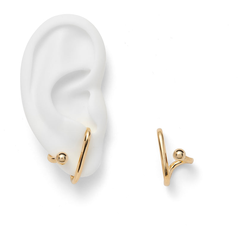 Clutch Earring in Gold
