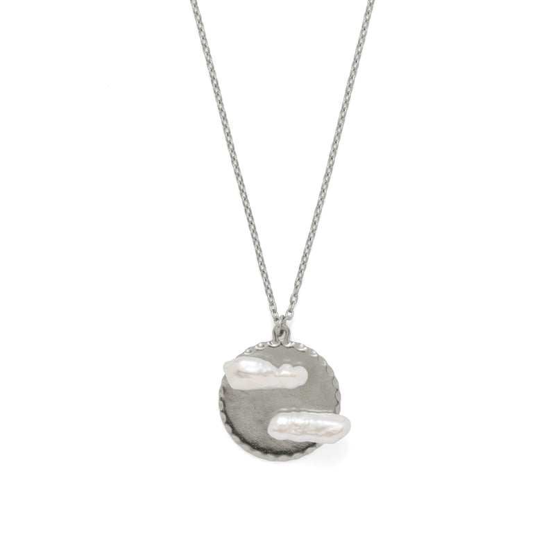 Cloud 9 Necklace in Rhodium